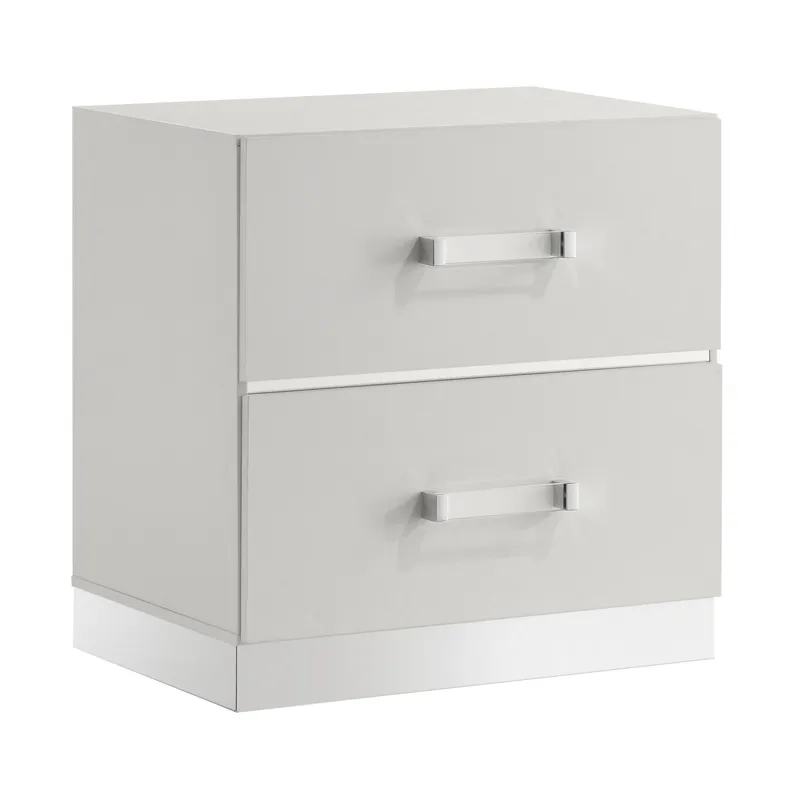 Europa Nightstand White