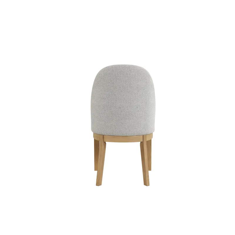 Essence Upholstered Curved Back Chair-Natural