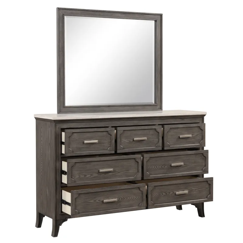 Lisbon Mirror-Gray