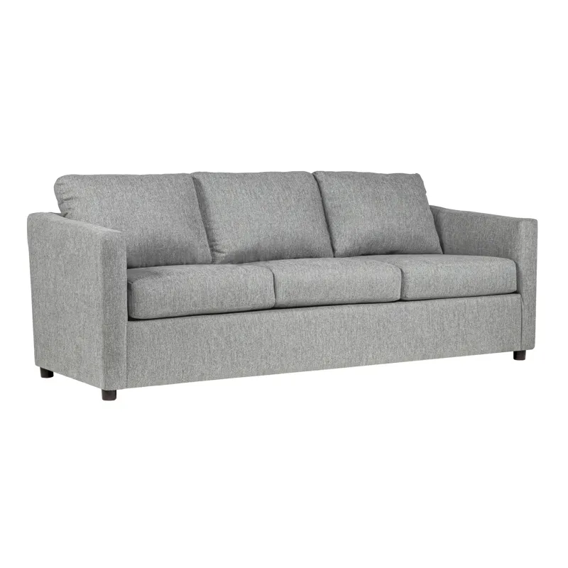 Elio 3 Seater Sofa-Light Gray
