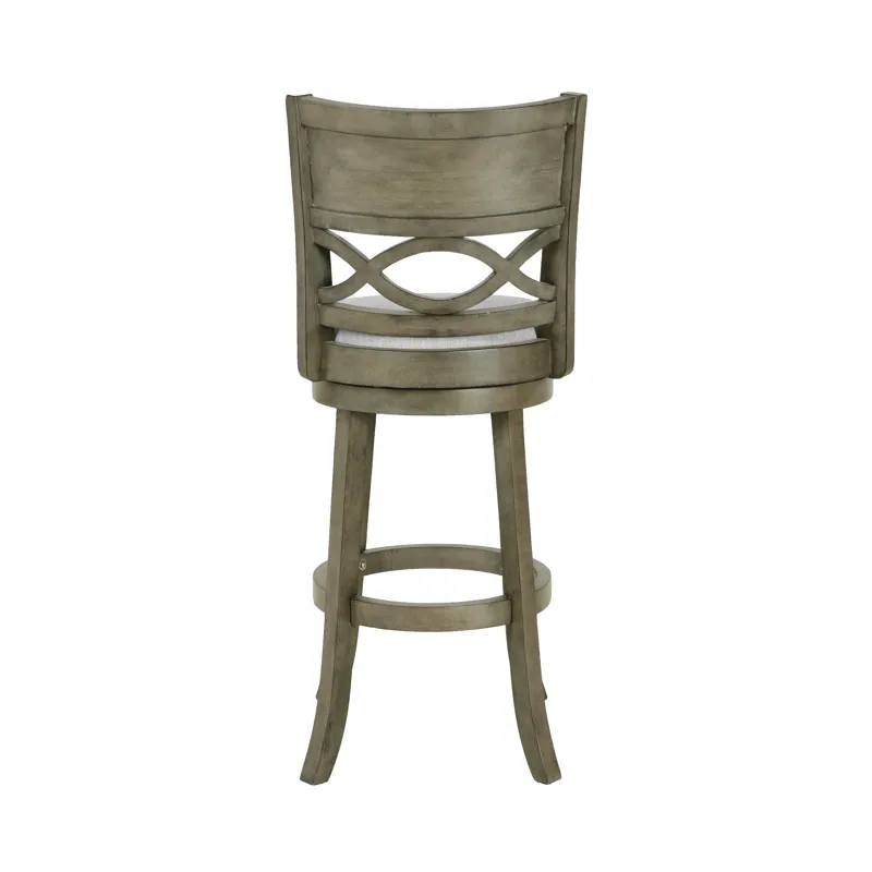 Manchester 29" Bar Stool-Ant Gray W/Fabric Seat