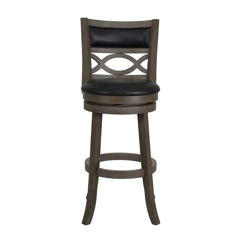 Manchester 29" Bar Stool-Ant Gray W/Pu Seat