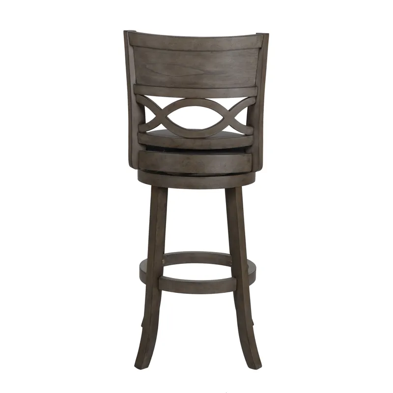 Manchester 29" Bar Stool-Ant Gray W/Pu Seat