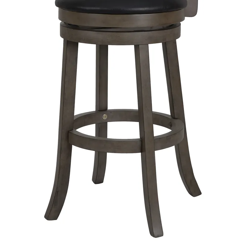 Manchester 29" Bar Stool-Ant Gray W/Pu Seat