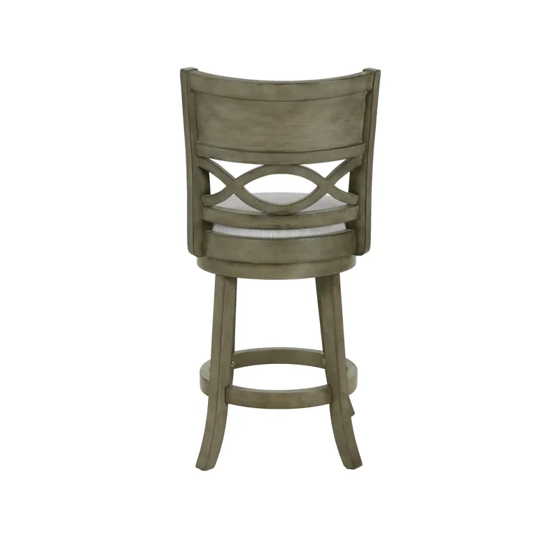 Manchester 24" Counter Stool-Ant Gray W/Fabric Seat
