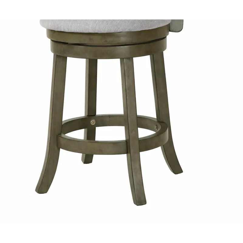 Manchester 24" Counter Stool-Ant Gray W/Fabric Seat