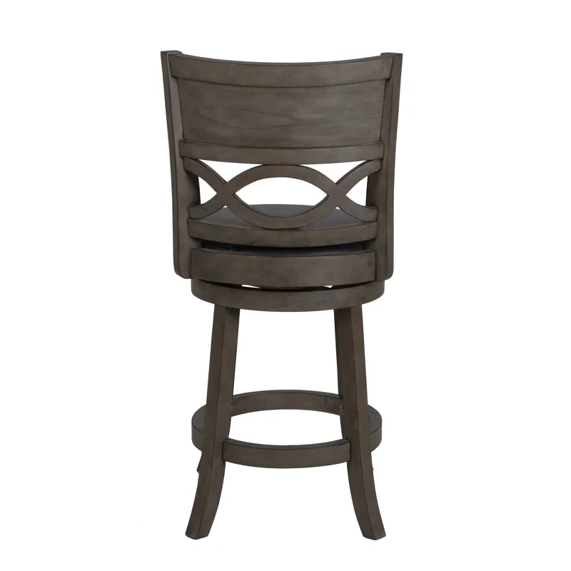 Manchester 24" Counter Stool-Ant Gray W/Pu Seat