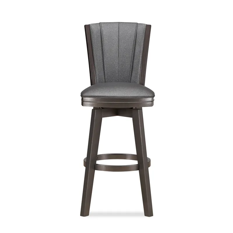 Diva 30" Swivel Bar Stool-Glitter Gray