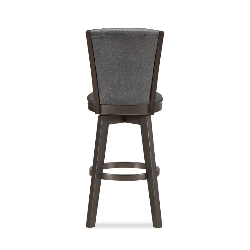 Diva 30" Swivel Bar Stool-Glitter Gray