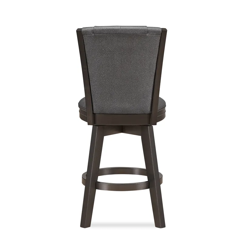 Diva 24" Swivel Counter Stool-Glitter Gray