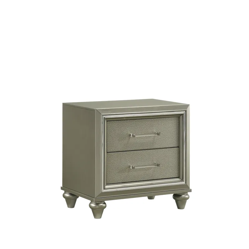 Lumina Nightstand Silver