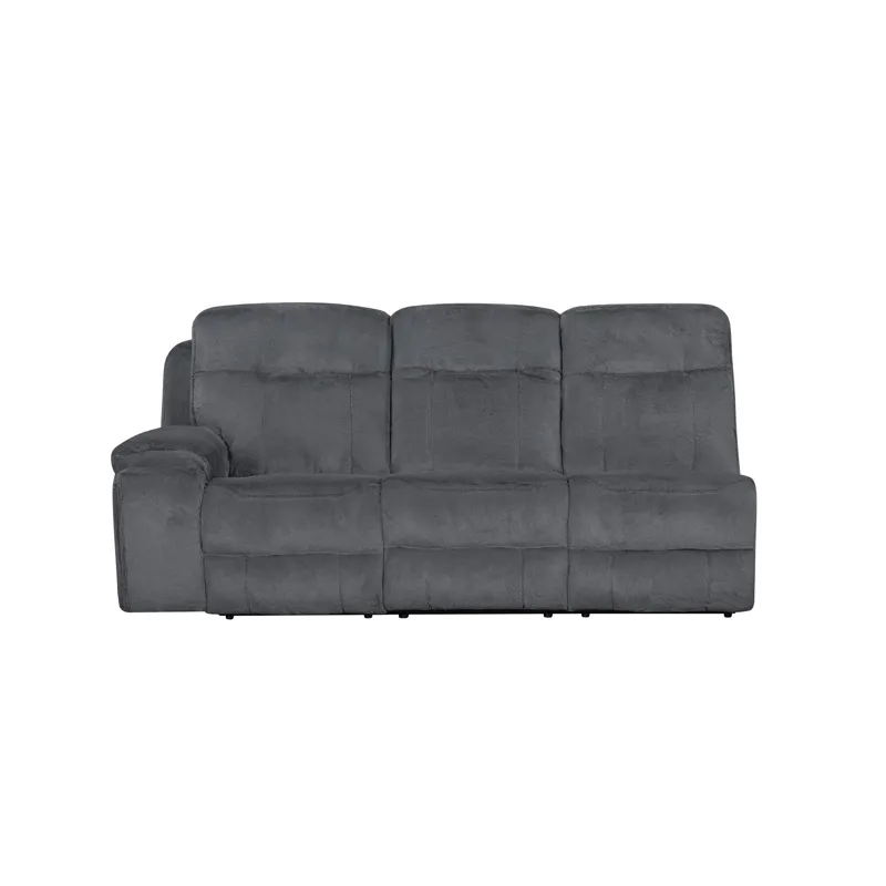Teddy LAF Sofa W/Power Headrest & Footrest-Gray
