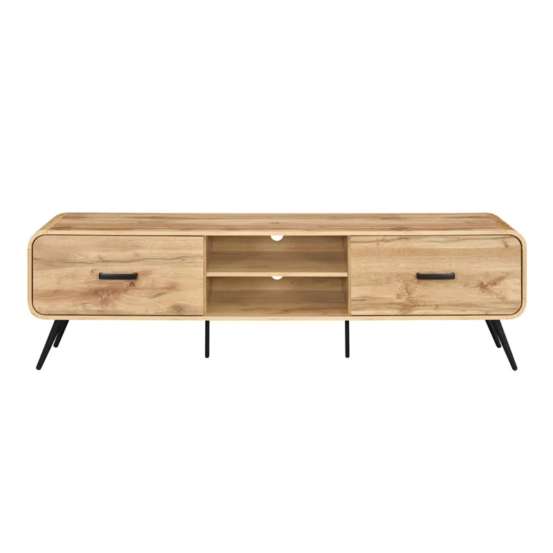 Rowan 71" Low Profile TV Console-Natural