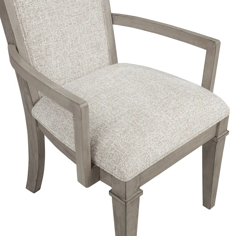Mariana Upholstered Arm Chair(2 Per Carton-Vintage Creme