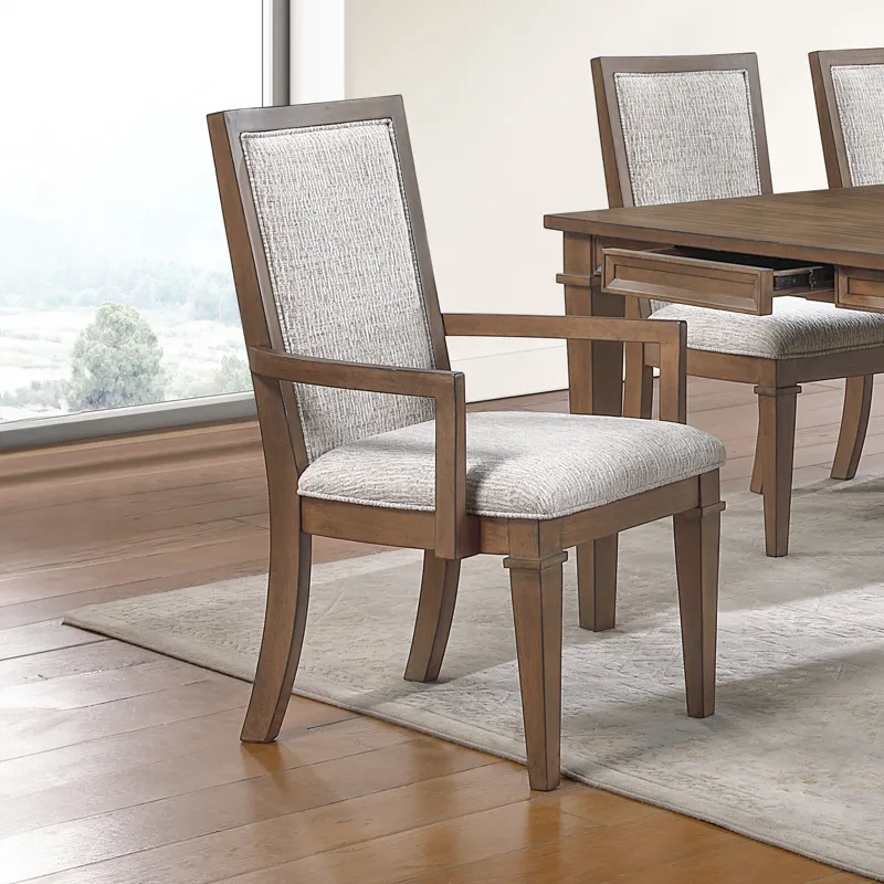 Mariana Upholstered Arm Chair(2 Per Carton-Vintage Mocha
