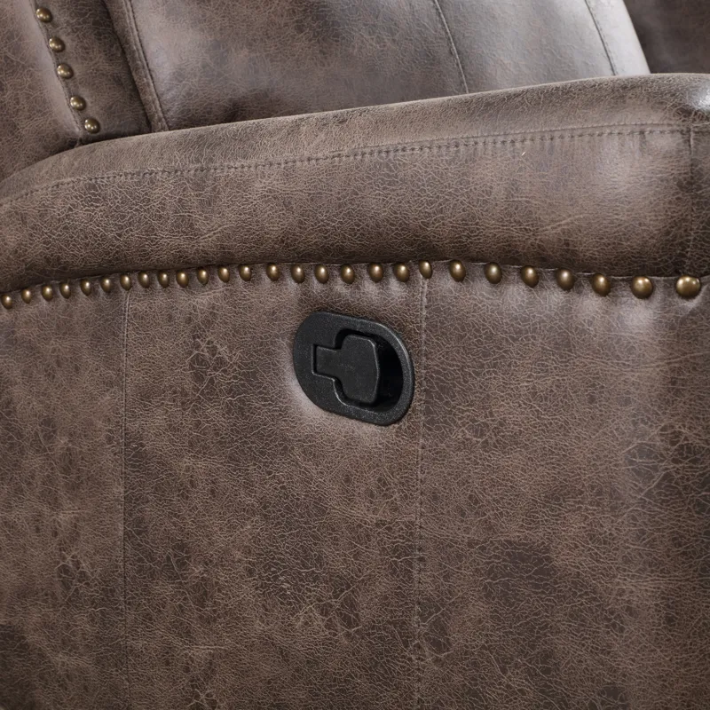 Quade Sofa W/Dual Recliner Mocha