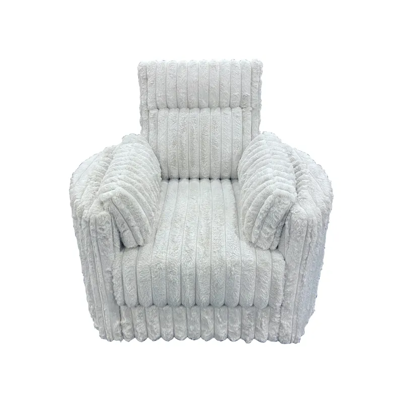 Embrace Swivel Accent Chair-Gray