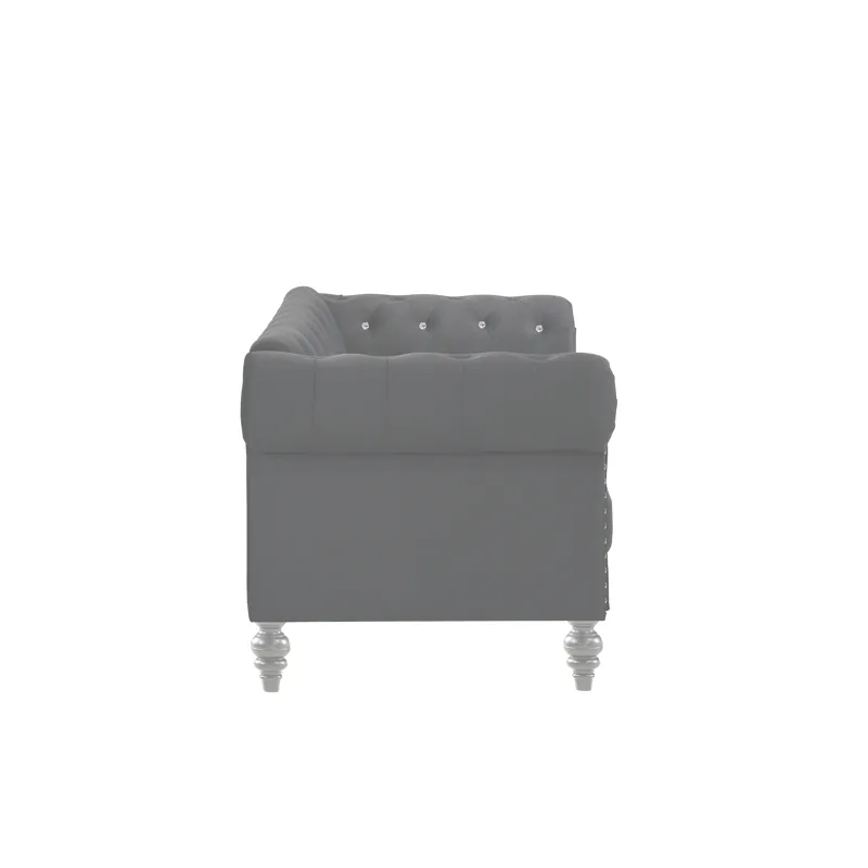Emma Crystal Sofa-Gray