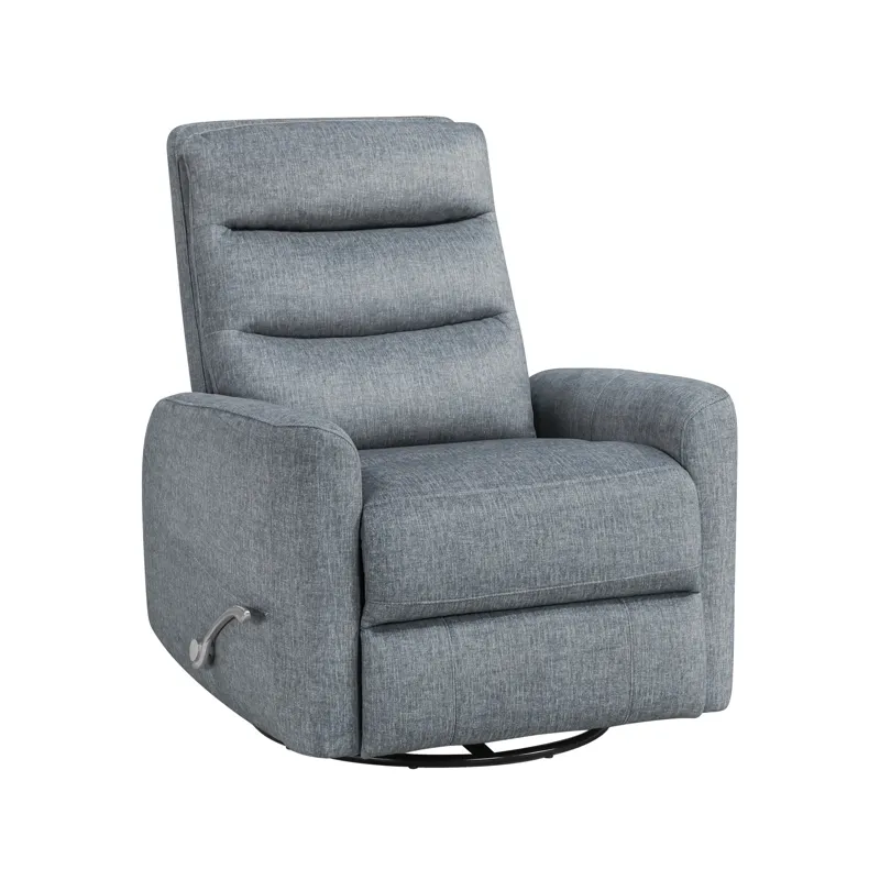 Takami Swivel Recliner-Granite Poly
