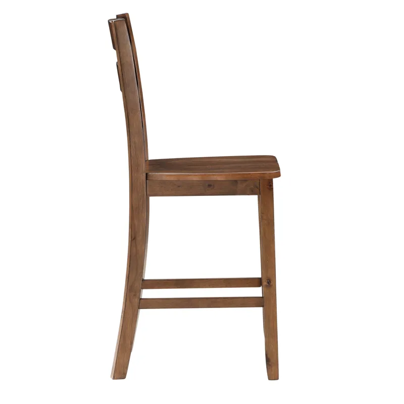 Salem 5 PC Counter Height Dining Set, Table & 4 Chairs Tobacco