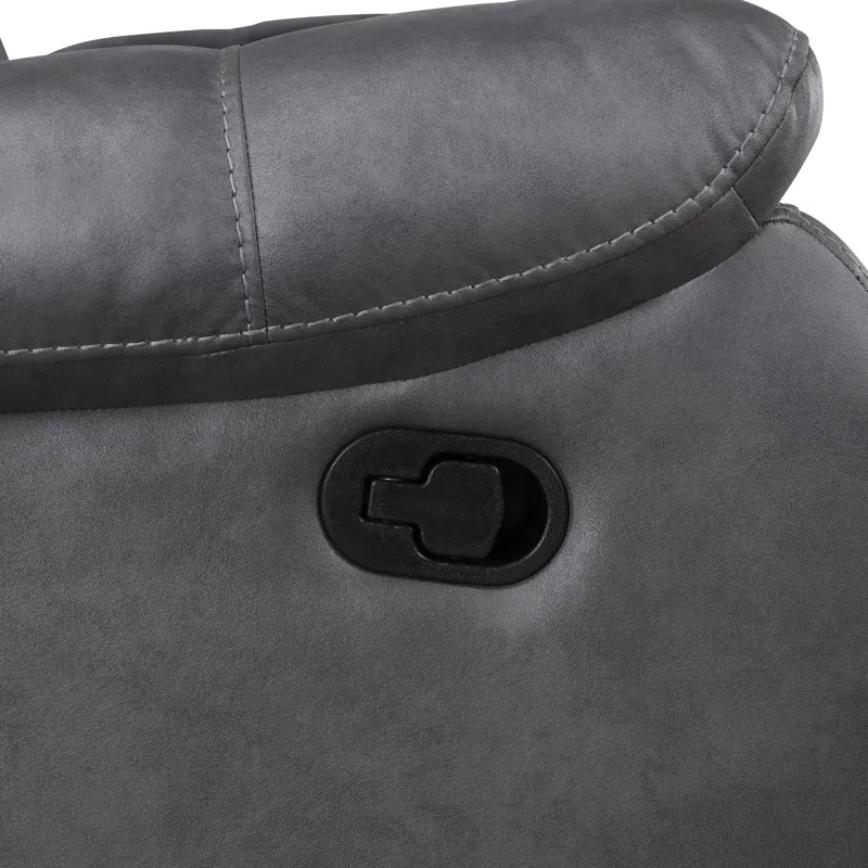 Morello Glider Recliner W/Power Footrest Gray