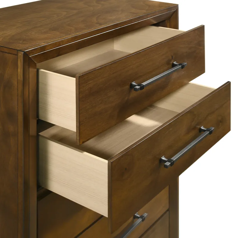 Ballard 5 Drawer Chest-Walnut