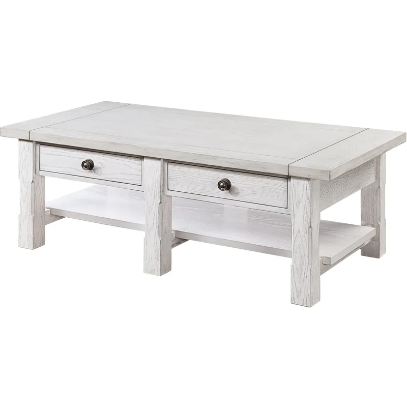Dorsey 2 Drawer Coffee Table-White