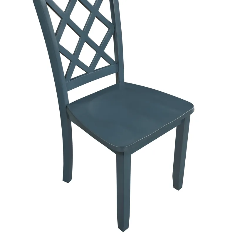 Trellis Dining Chair(2 Per Carton Blue