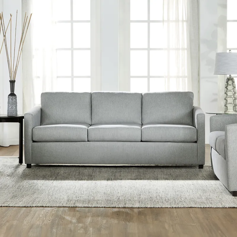 Elio 3 Seater Sofa-Light Gray