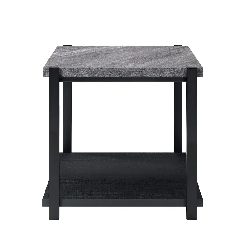 Linea 3 PC Occasional Set 1 Coffee & 2 End Tables-Dk Gray F