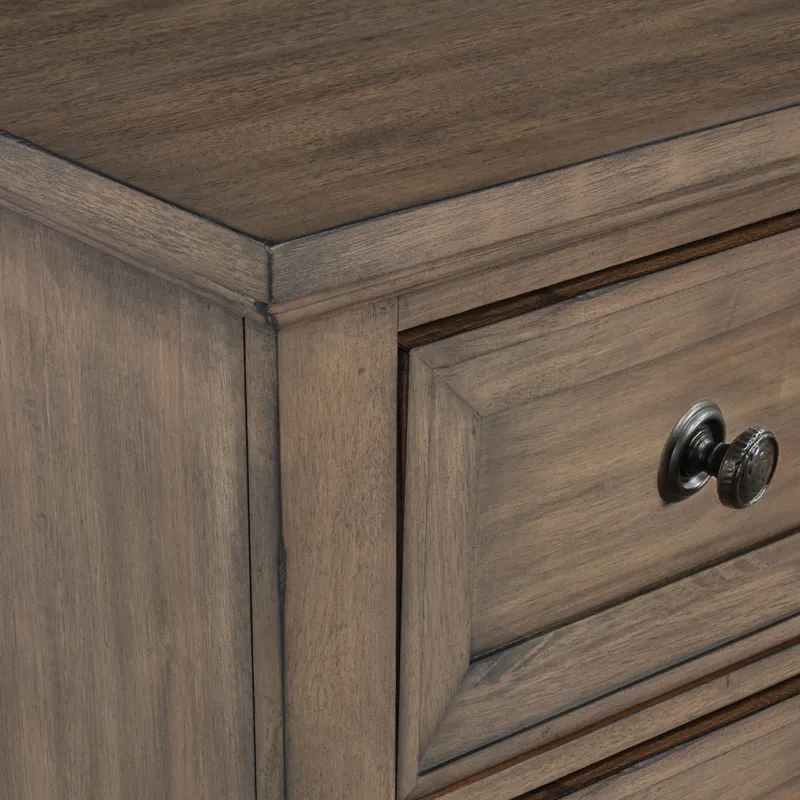 Mariana Nightstand W/USB-Vintage Mocha