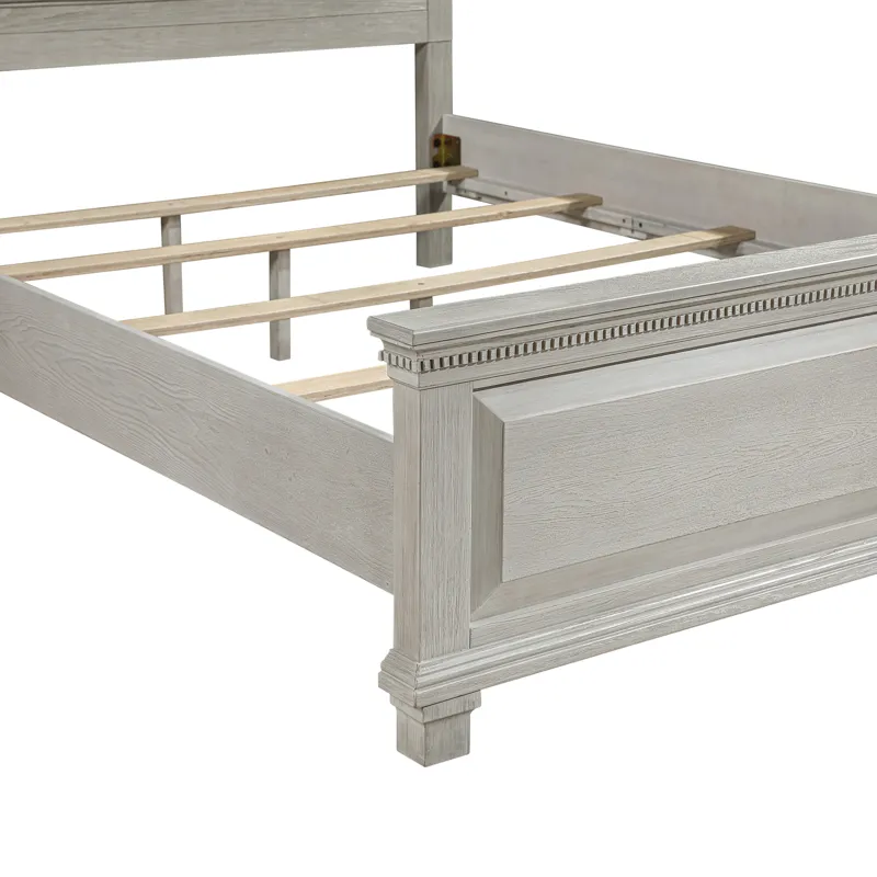 Silver Sands Panel Headboard-Gray - Queen