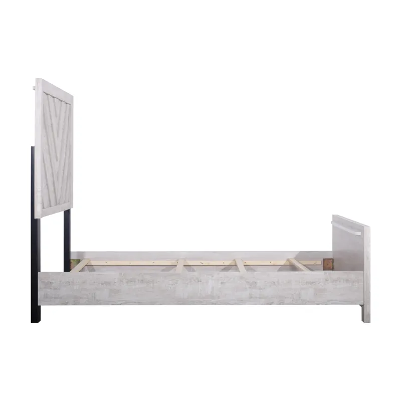 Biscayne Headboard,footboard, & Slats-Driftwood - Twin