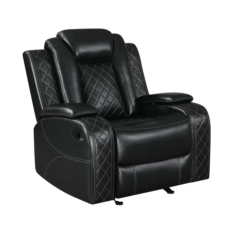 Orion II Glider Recliner-Black