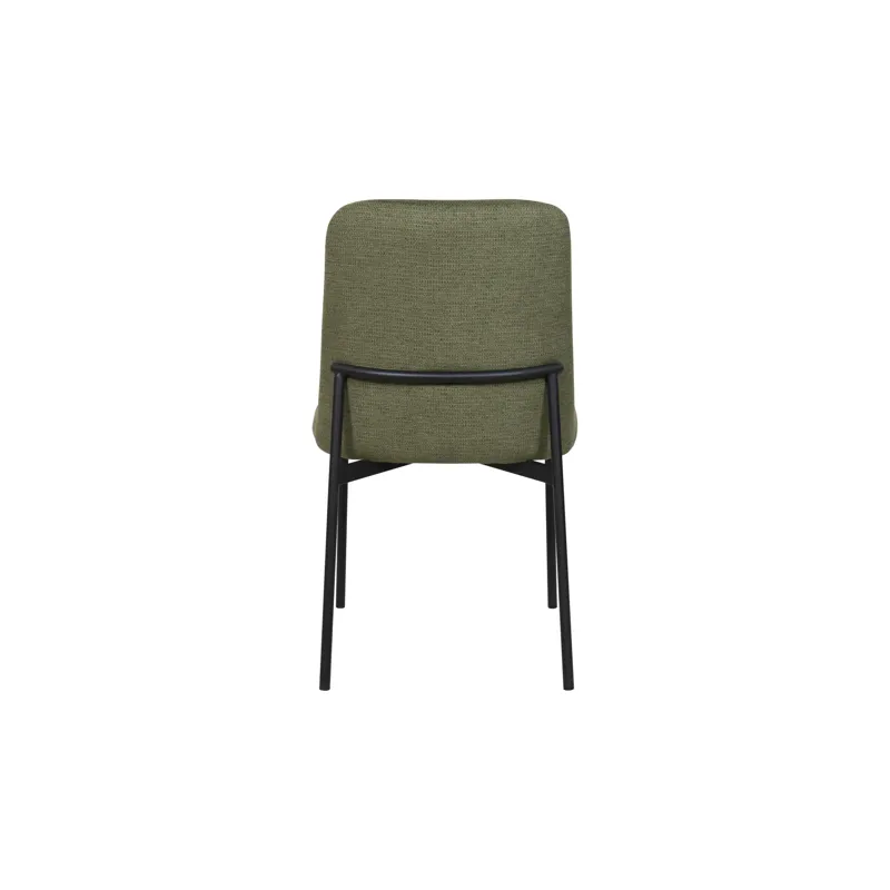 Erik Side Chair W Black Metal Frame-Green(2 Per Carton)