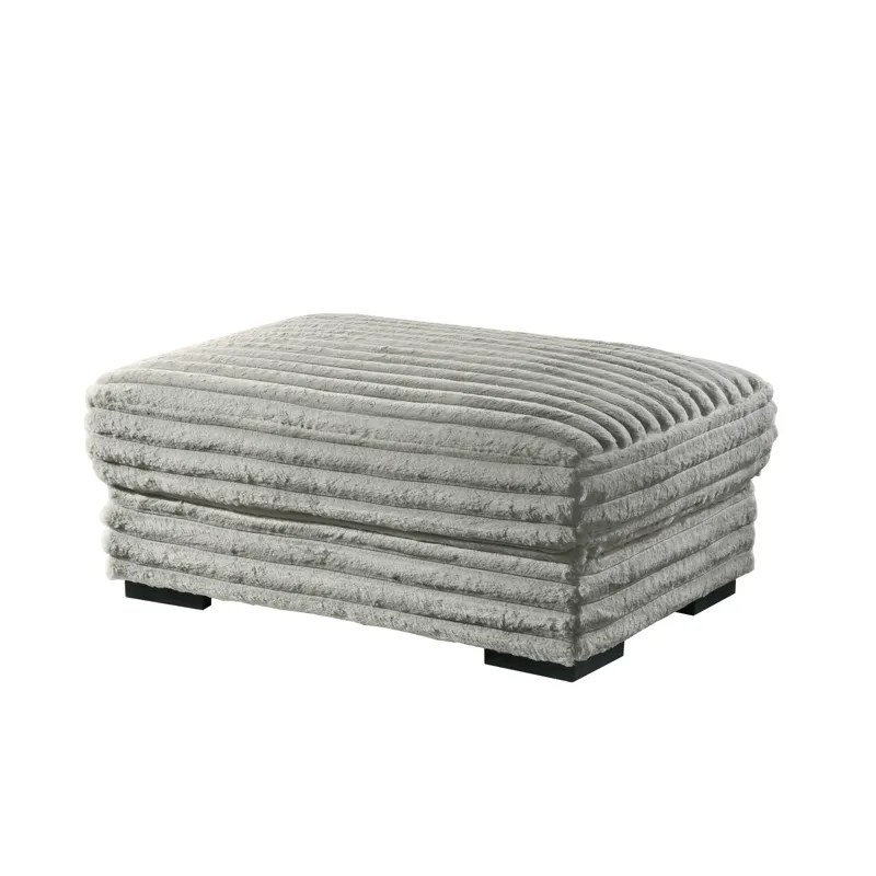Embrace 41" Ottoman-Gray