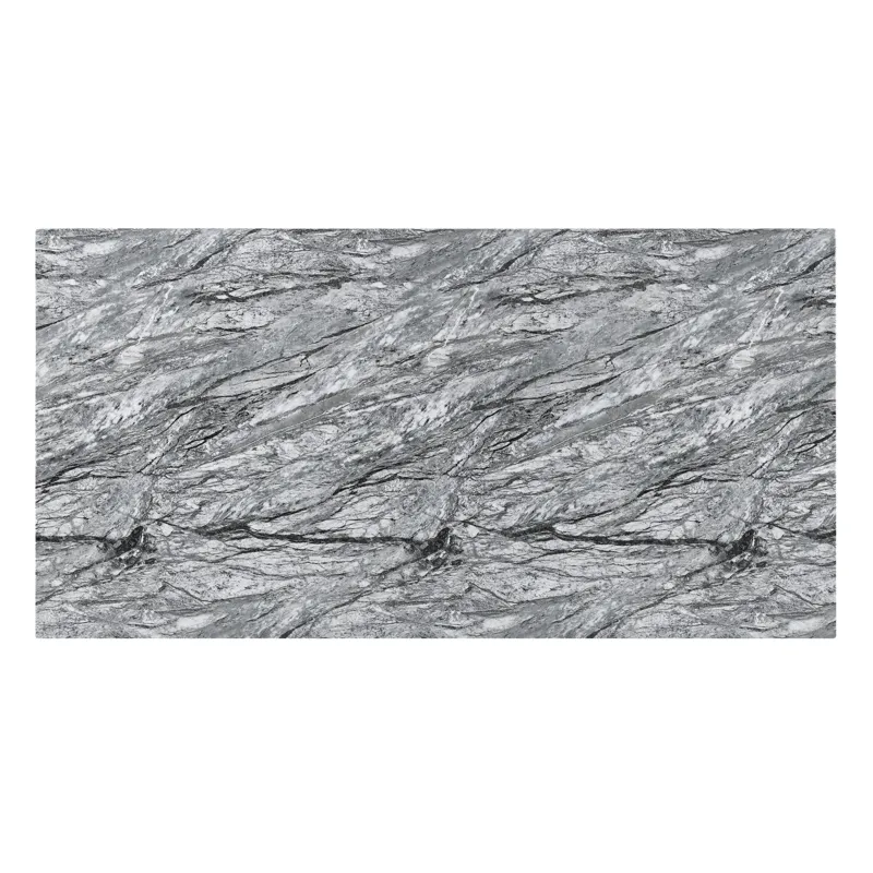Lyra Dining Table Top And Base Bottom-Faux Gray Marble