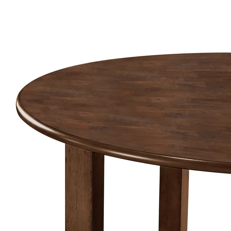 Pascal 47" Round Dining Table-Walnut