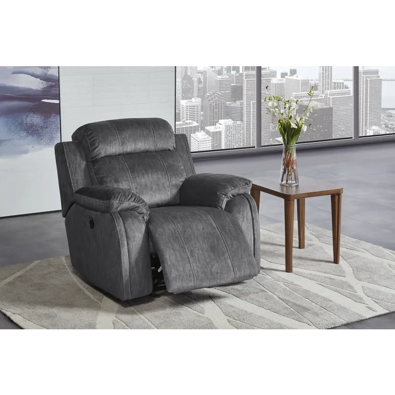 Tango Glider Recliner W/Power Footrest-Shadow