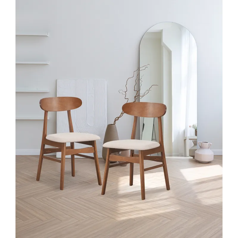 Morocco Dining Chair W/Natural Seat Cushion(2 Per Carton)