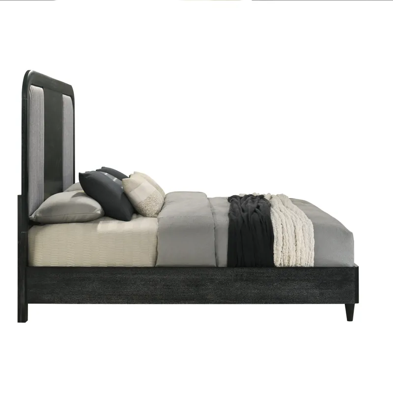Skyline Headboard, Footboard & Slat Kit-Onyx - Queen