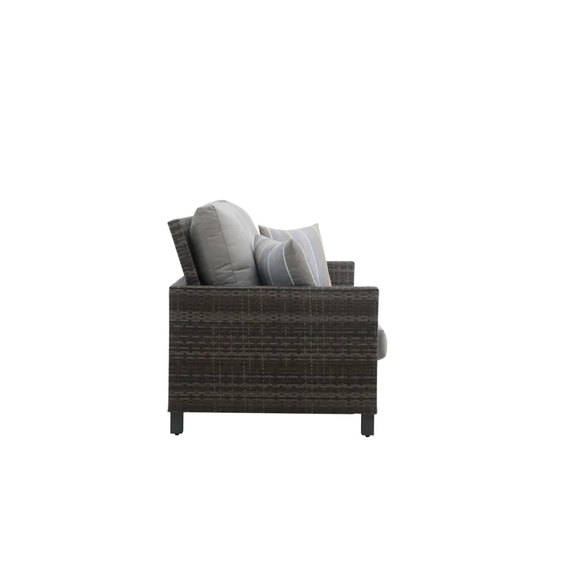 Bungalow Patio Sofa W/2 Accent Pillows