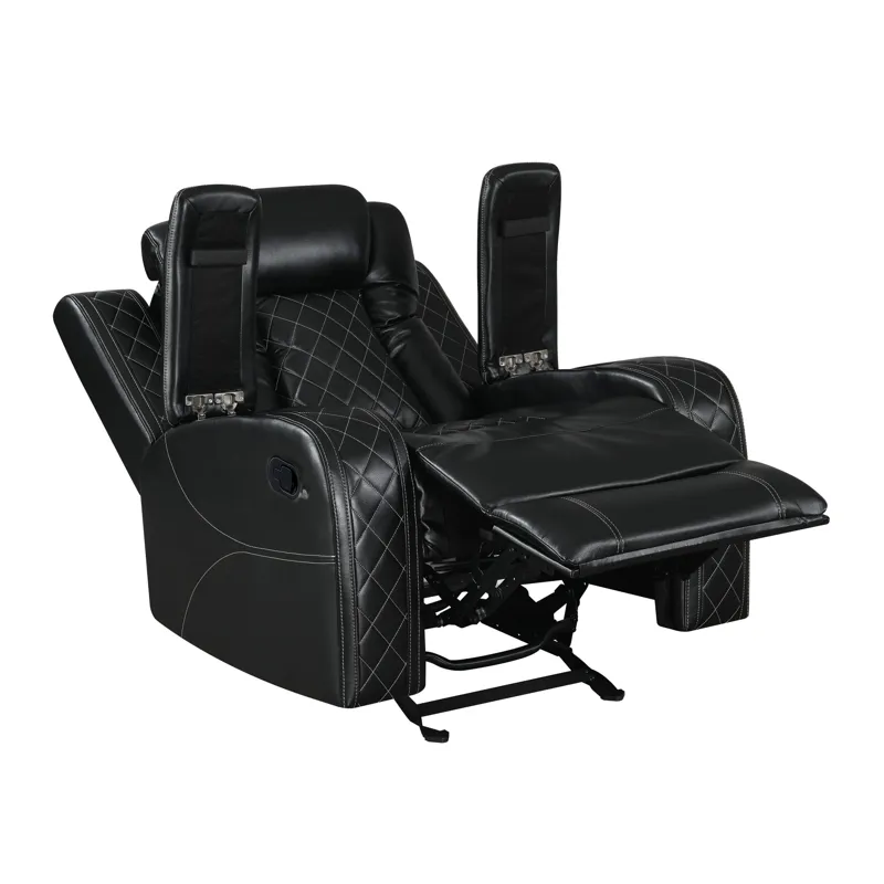 Orion II Glider Recliner-Black