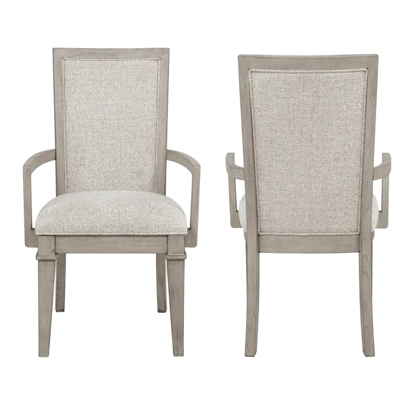 Mariana Upholstered Arm Chair(2 Per Carton-Vintage Creme