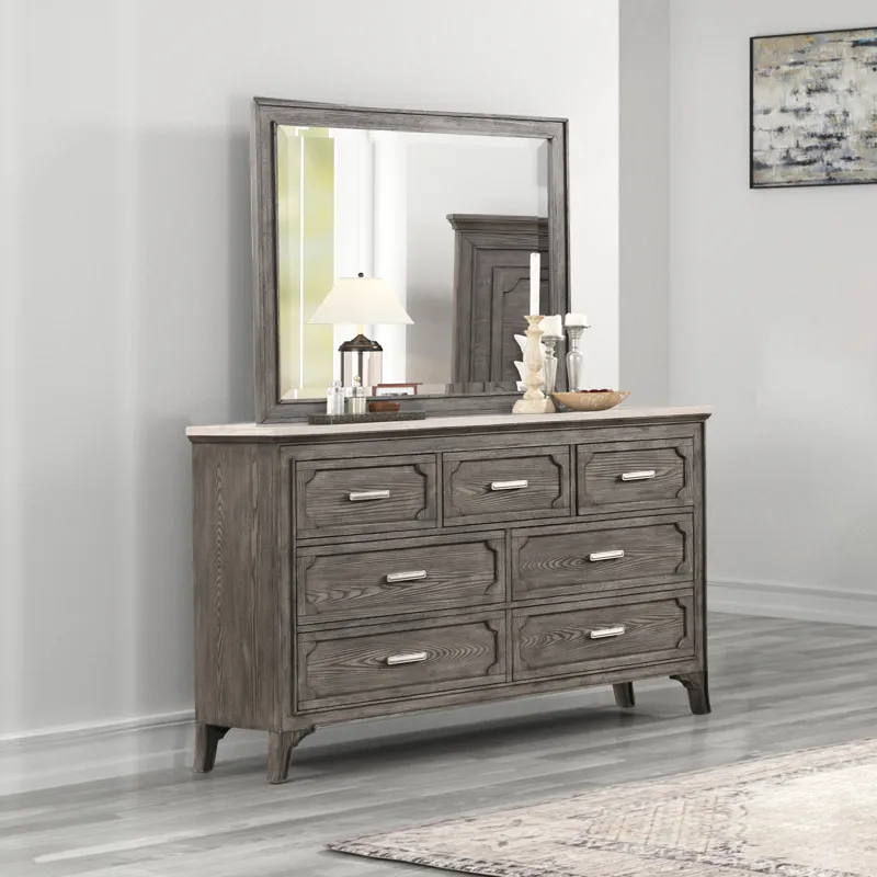 Lisbon Mirror-Gray
