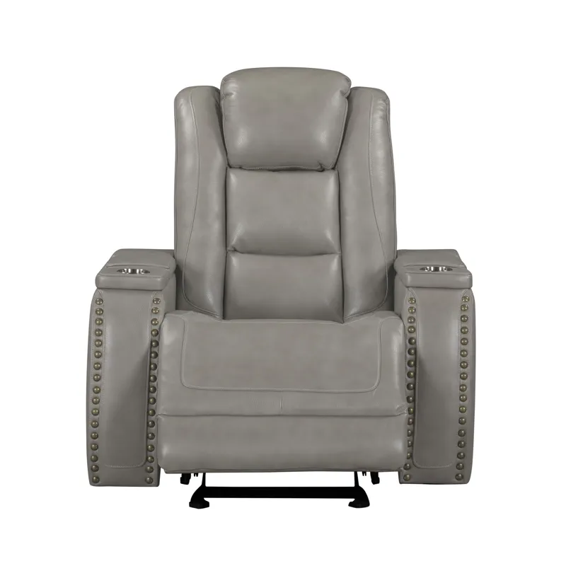 Breckenridge II Glider Recliner-Lt Gray
