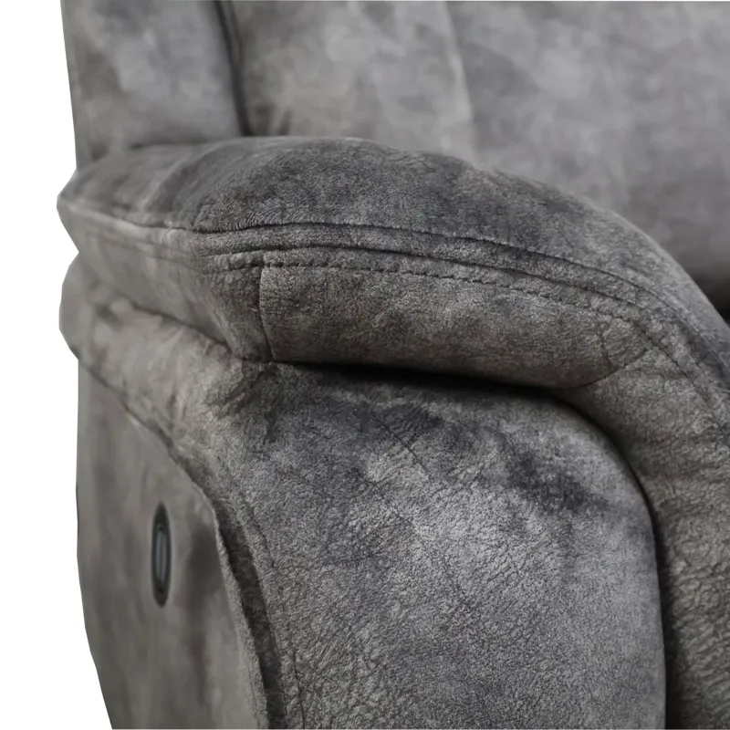 Park City Console Loveseat W Power Footrest-Slate