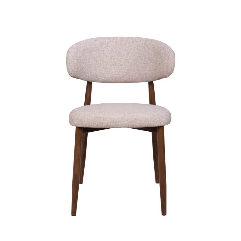 Royce Side Chair W Walnut Metal Frame-Toast(2 Per Carton)