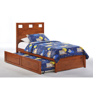 Tamarind Twin Panel Bed w/Trundle - Cherry