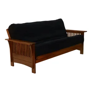 Autumn Queen Futon w/Mattress - Black Walnut
